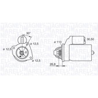 Démarreur MAGNETI MARELLI [063216851010]
