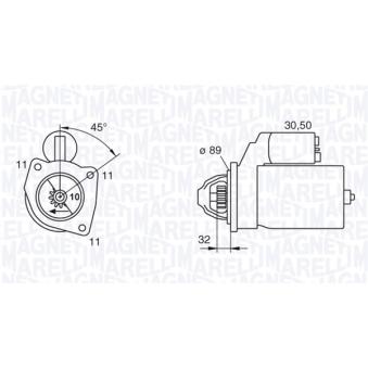 Démarreur MAGNETI MARELLI [063227592010]
