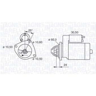 Démarreur MAGNETI MARELLI OEM 1093471