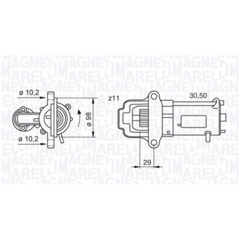 Démarreur MAGNETI MARELLI OEM 1140111