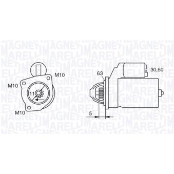Démarreur MAGNETI MARELLI OEM 4M5T11000FC