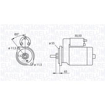Démarreur MAGNETI MARELLI OEM 2810028010