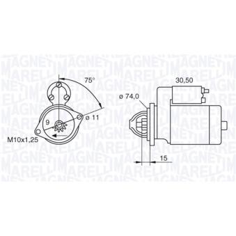 Démarreur MAGNETI MARELLI OEM 2810023040
