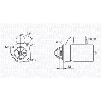 Démarreur MAGNETI MARELLI 063280060010 pour BMW Série 3 1.4 - 77cv
