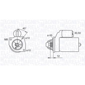 Démarreur MAGNETI MARELLI OEM 51890632 Démarreur MAGNETI MARELLI OEM 51890632