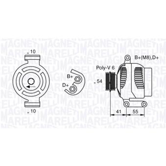 Alternateur MAGNETI MARELLI [063377028010]