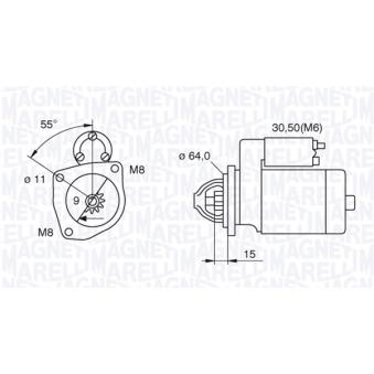 Démarreur MAGNETI MARELLI OEM 51776205