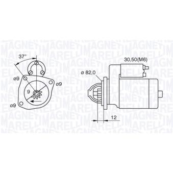 Démarreur MAGNETI MARELLI OEM 46830212