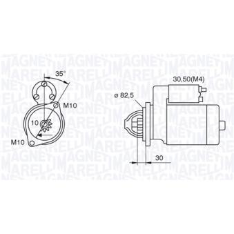 Démarreur MAGNETI MARELLI OEM A0051516601