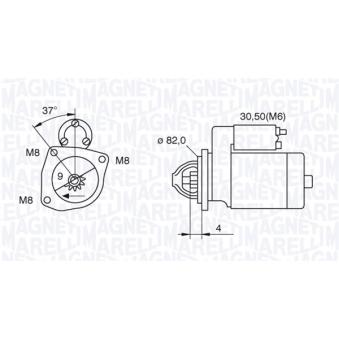 Démarreur MAGNETI MARELLI OEM 1524014R