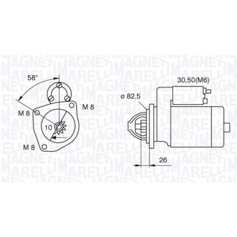 Démarreur MAGNETI MARELLI OEM 46446291