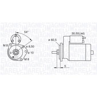 Démarreur MAGNETI MARELLI OEM 036911023QX