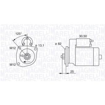Démarreur MAGNETI MARELLI OEM 3610027001