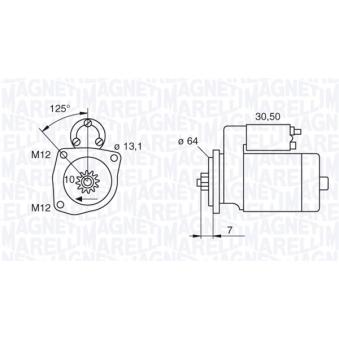 Démarreur MAGNETI MARELLI OEM OK55218400
