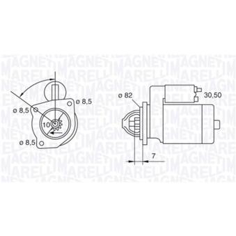 Démarreur MAGNETI MARELLI OEM M1T30071