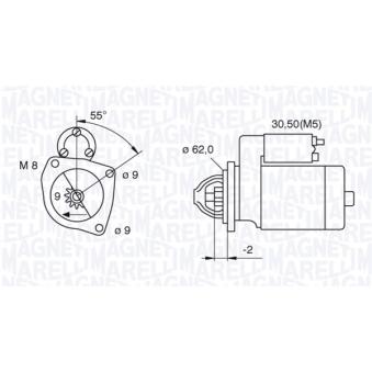 Démarreur MAGNETI MARELLI OEM 5802C9