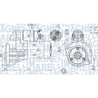 Démarreur MAGNETI MARELLI [063720660010]