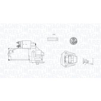 Démarreur MAGNETI MARELLI [063721245010]