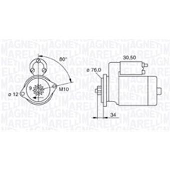 Démarreur MAGNETI MARELLI OEM NAD101500
