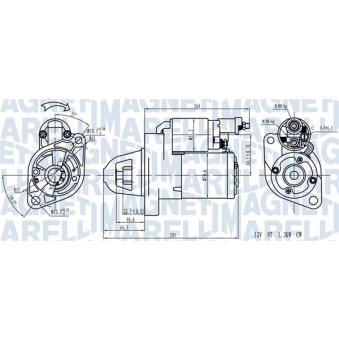 Démarreur MAGNETI MARELLI OEM 31200RAAA61