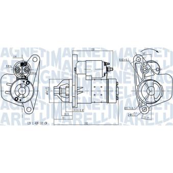 Démarreur MAGNETI MARELLI [063721418010]
