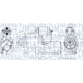 Démarreur MAGNETI MARELLI OEM M002TS0575