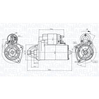 Démarreur MAGNETI MARELLI OEM 46439700