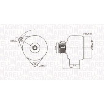 Alternateur MAGNETI MARELLI OEM A010154490280