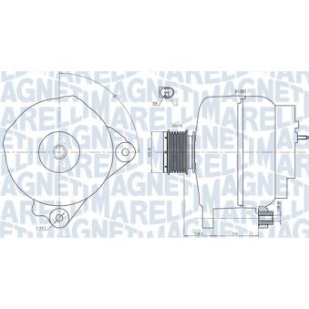Alternateur MAGNETI MARELLI [063731763010]