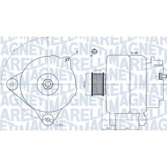 Alternateur MAGNETI MARELLI [063731866010]