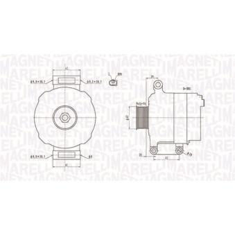 Alternateur MAGNETI MARELLI [063731867010]