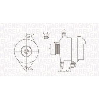 Alternateur MAGNETI MARELLI [063731892010]