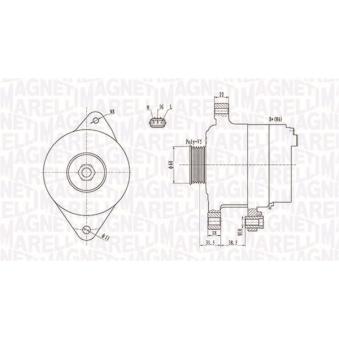 Alternateur MAGNETI MARELLI [063731893010]