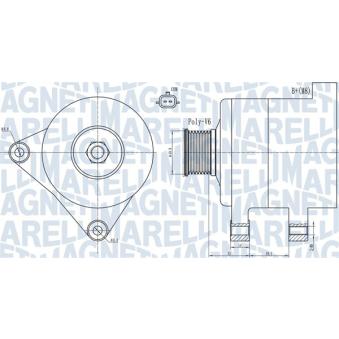 Alternateur MAGNETI MARELLI OEM 8200726639