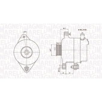 Alternateur MAGNETI MARELLI OEM 270600Q100