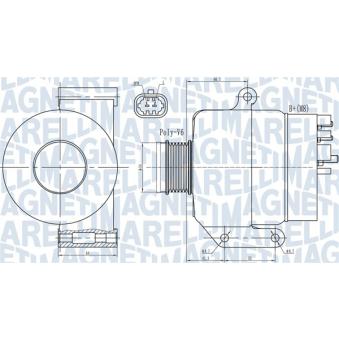 Alternateur MAGNETI MARELLI [063731987010]