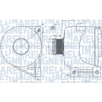 Alternateur MAGNETI MARELLI [063731988010]