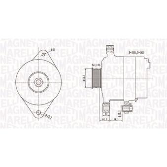 Alternateur MAGNETI MARELLI [063732062010]