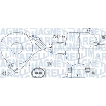 Alternateur MAGNETI MARELLI OEM 045903023H