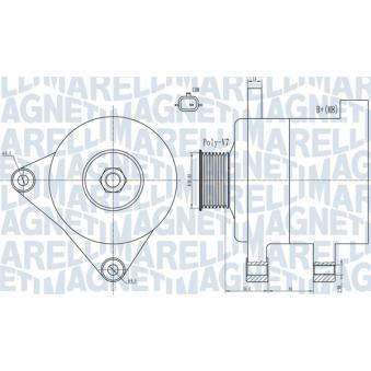 Alternateur MAGNETI MARELLI OEM 8200849752