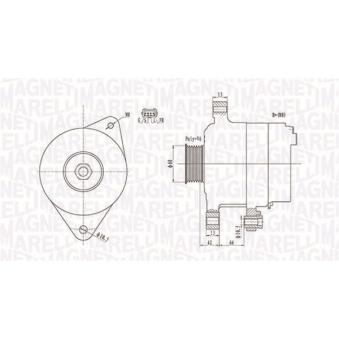 Alternateur MAGNETI MARELLI [063732112010]