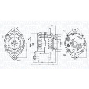 Alternateur MAGNETI MARELLI [063734085010]