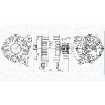 Alternateur MAGNETI MARELLI [063736381010]