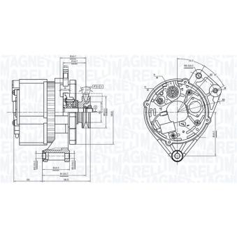Alternateur MAGNETI MARELLI [063739061010]