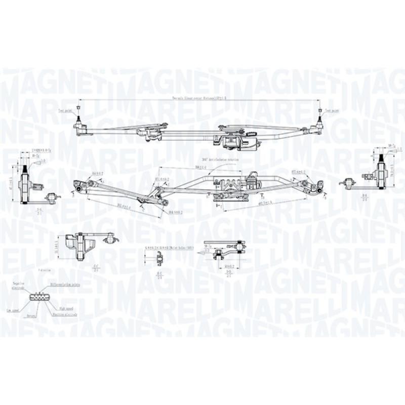 Système de nettoyage des vitres MAGNETI MARELLI 064351732010 - Visuel 1