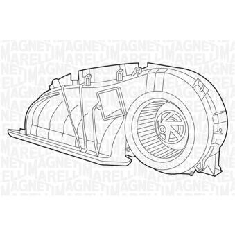 Pulseur d'air habitacle MAGNETI MARELLI 069401324010