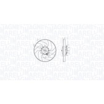 Ventilateur, refroidissement du moteur MAGNETI MARELLI [069422871010]