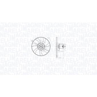 Ventilateur, refroidissement du moteur MAGNETI MARELLI OEM 7701036724