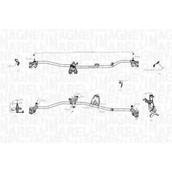 Tringlerie d'essuie-glace MAGNETI MARELLI 085570704010