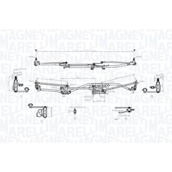 Tringlerie d'essuie-glace MAGNETI MARELLI [085570732010]